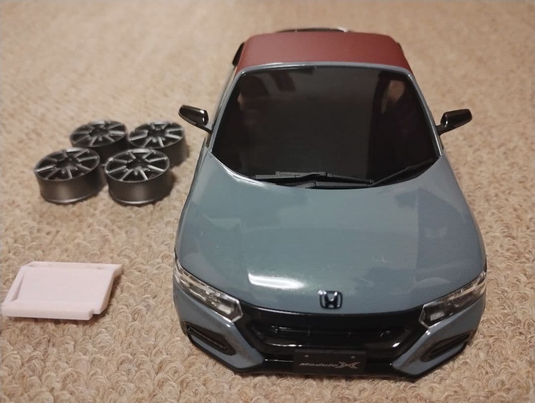 ミニッツボディ Honda S660 ソニックグレーパール