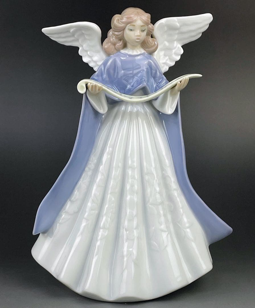 【希少】LLRADRO リヤドロ 楽譜を持つ天使 パープル 紫 リアドロ