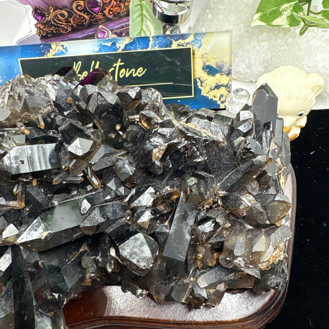 深遥様 モリオンポイントクラスターNo.1220 1.8kg