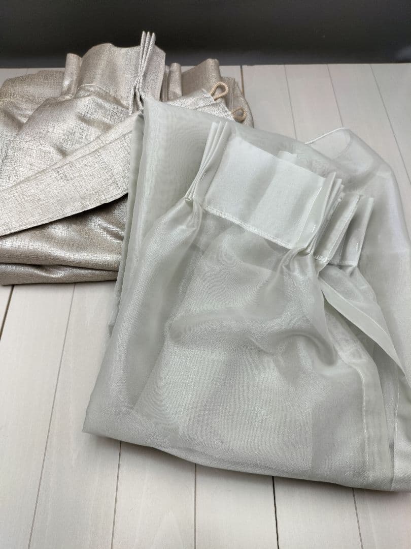 ◆サンゲツ◆レース&ドレープカーテン◆W65×H144cm◆E-2511KA12