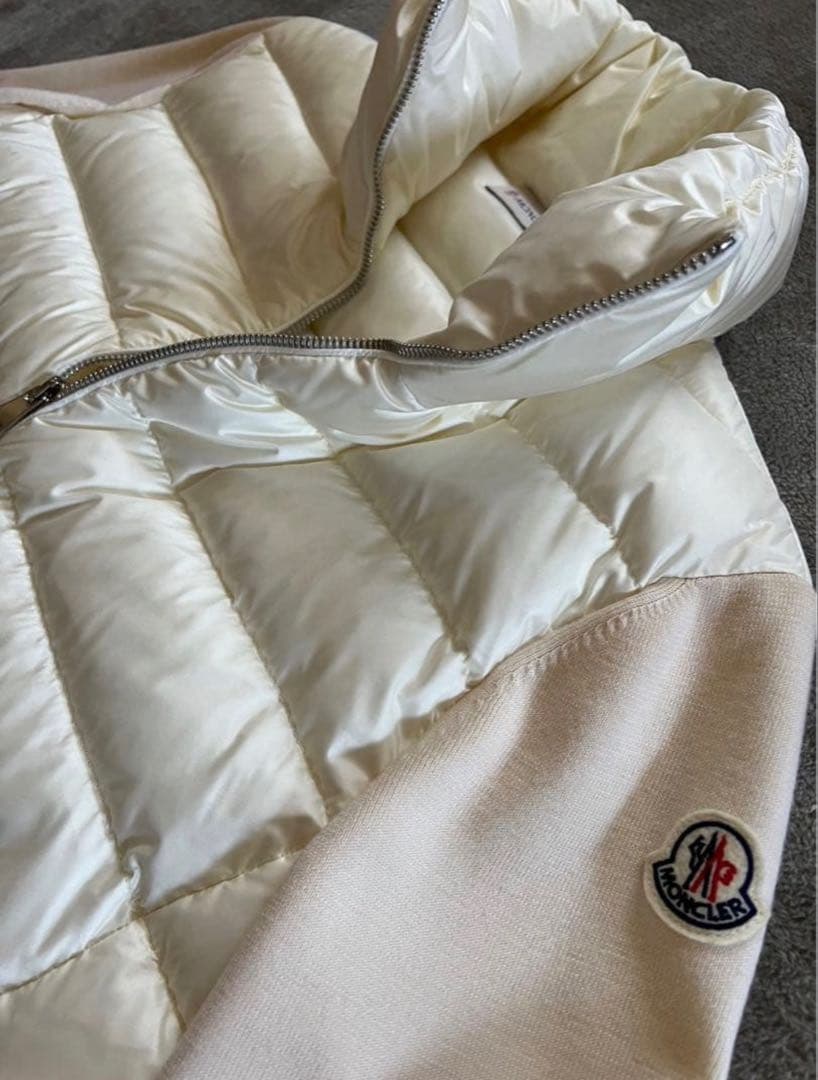 新品未使用 モンクレール　ニット　ミドル丈ダウンカーディガンXS ミドル丈