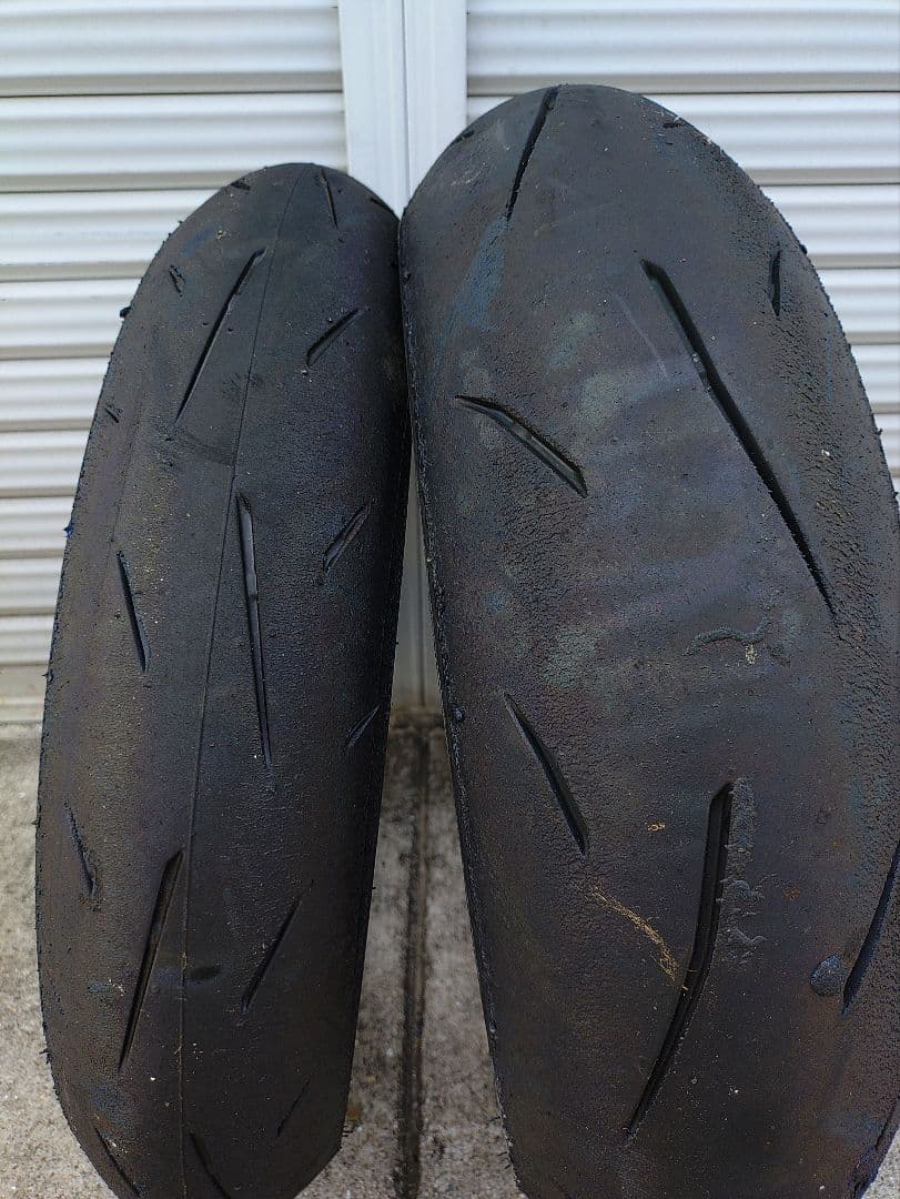 【30分使用】ダンロップ　α-13SP H F110/R150 前後セット