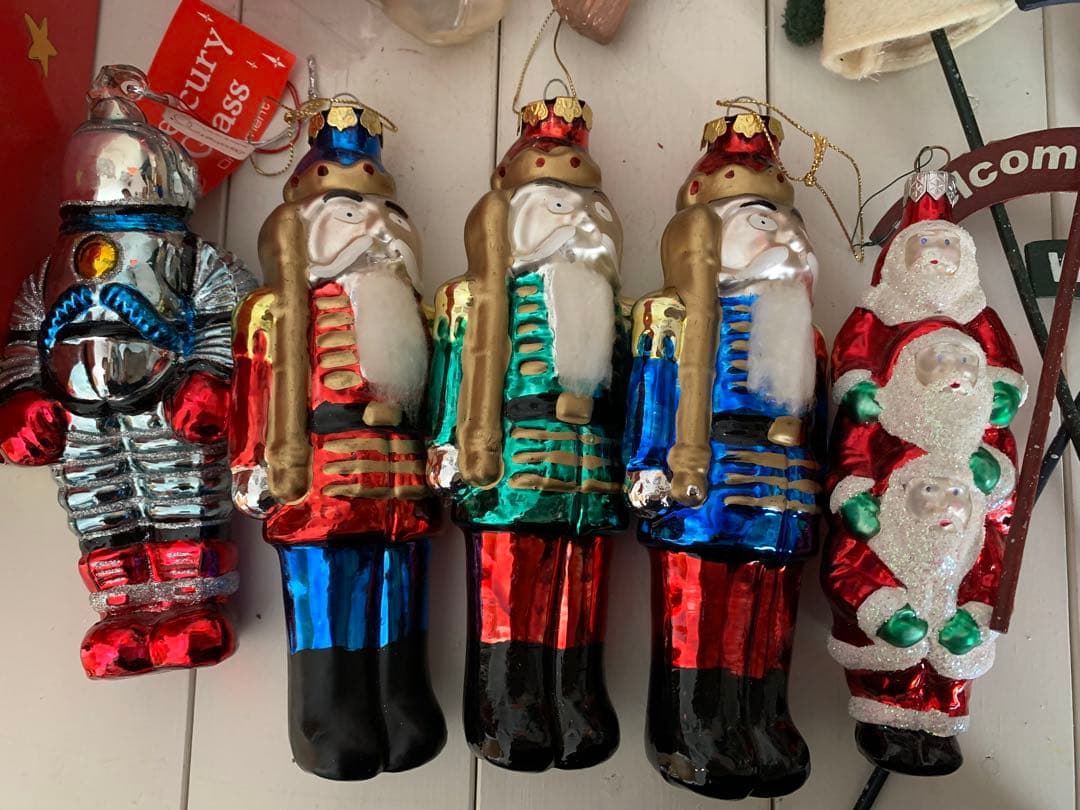 アメリカ　クリスマスオーナメント アメリカンカントリー収納BOX入り　16