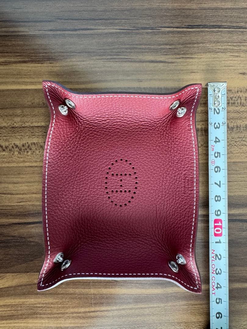 極美品　HERMES エルメス　ヴィドポッシュ　小物入れ　トレイ　B刻印　本革
