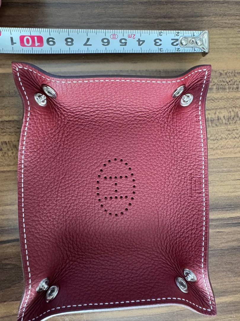 極美品　HERMES エルメス　ヴィドポッシュ　小物入れ　トレイ　B刻印　本革