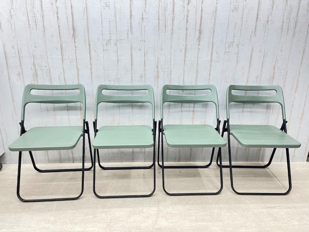 axona AICHI 折りたたみ椅子 MILO 4脚 フラットスタッキング