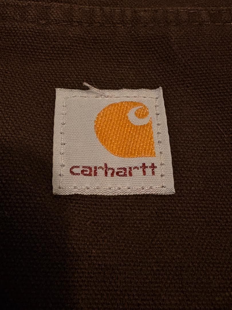 Carhartt ブラウン フード付きパーカー