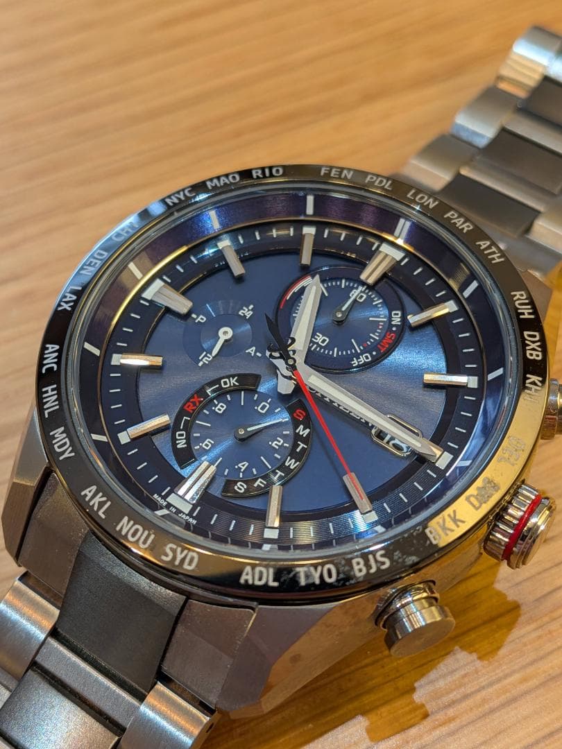 極美品 25年10月購入 シチズン アテッサ アクトライン AT8186-51L