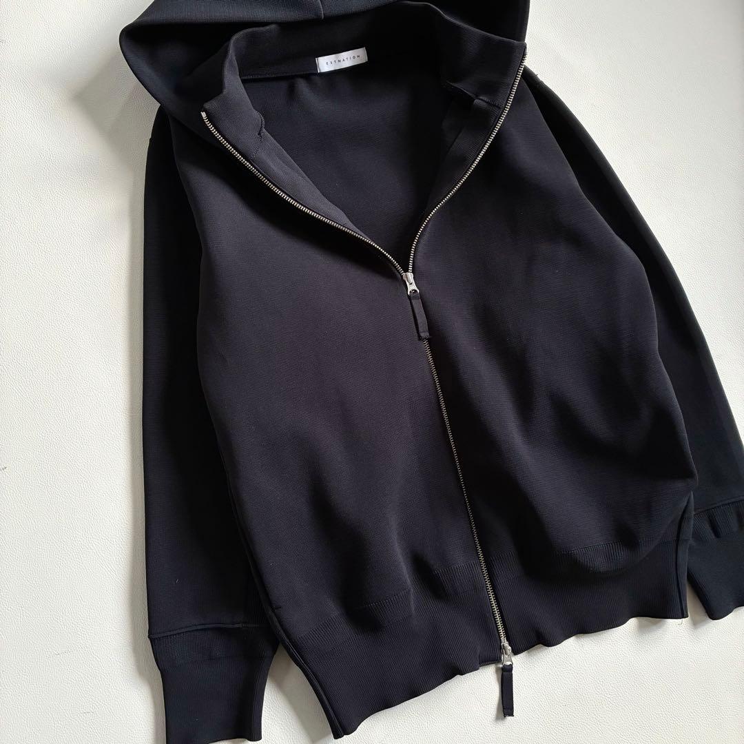 ◆美品◆3.6万◆エストネーション◆ミラノリブフーディーブルゾン◆パーカー◆L