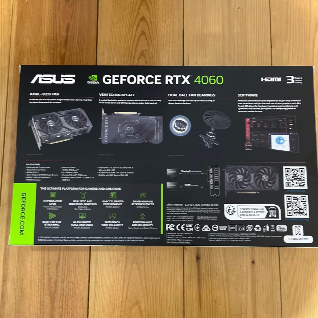値下げ可能　ASUS DUAL GeForce RTX 4060 8GB OC