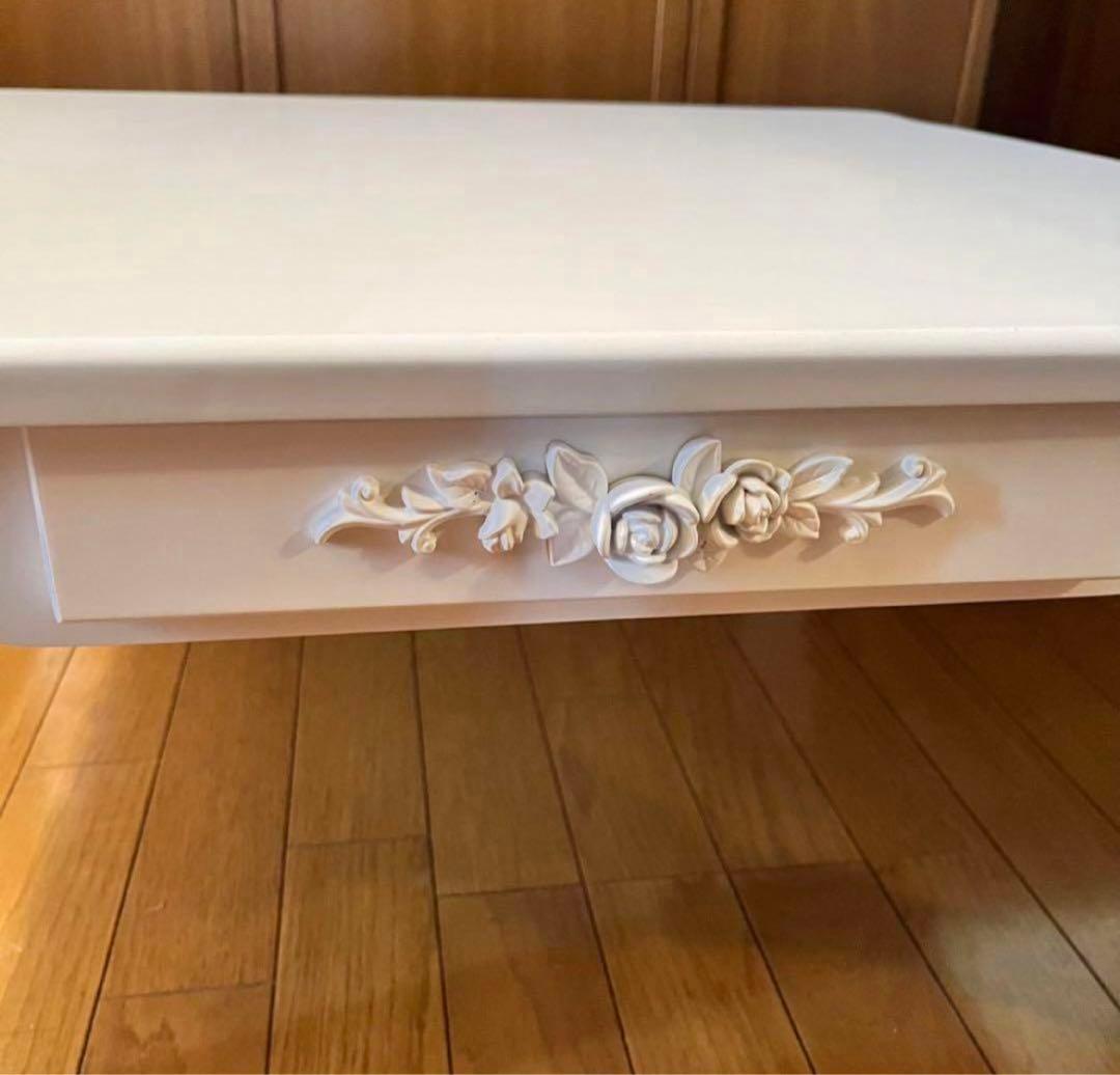 【新品未使用】　折れ脚 猫脚テーブル　折りたたみテーブル【正方形】