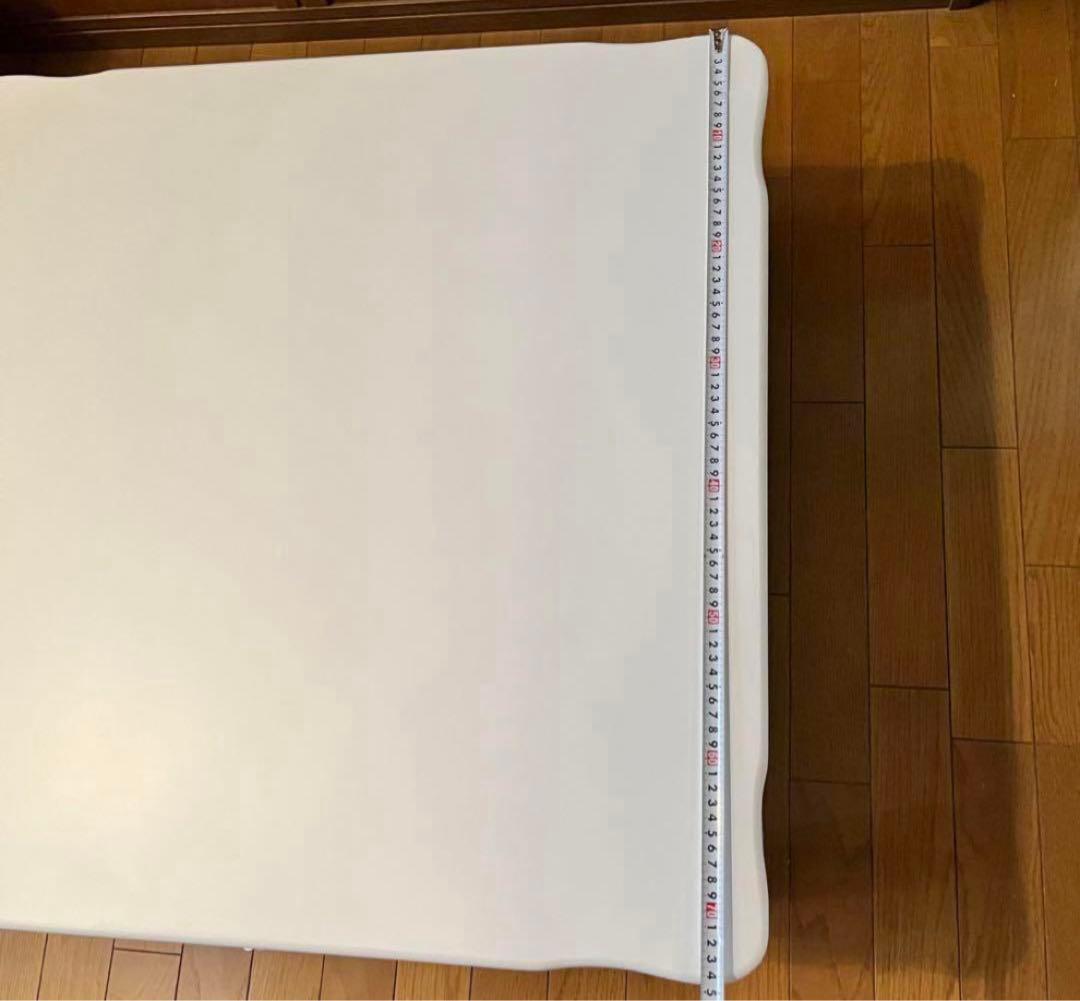 【新品未使用】　折れ脚 猫脚テーブル　折りたたみテーブル【正方形】