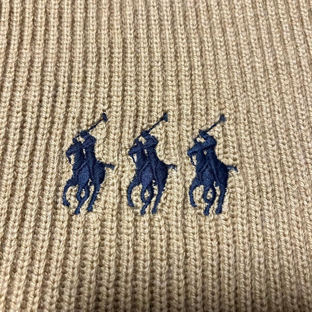トリプルポニー！　Polo by Ralph Lauren ベージュ マフラー