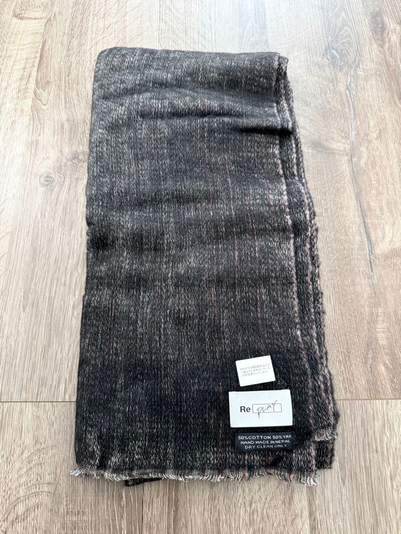 小物 RePLAY HIGH-END YAK WOOL FRINGE STOLE