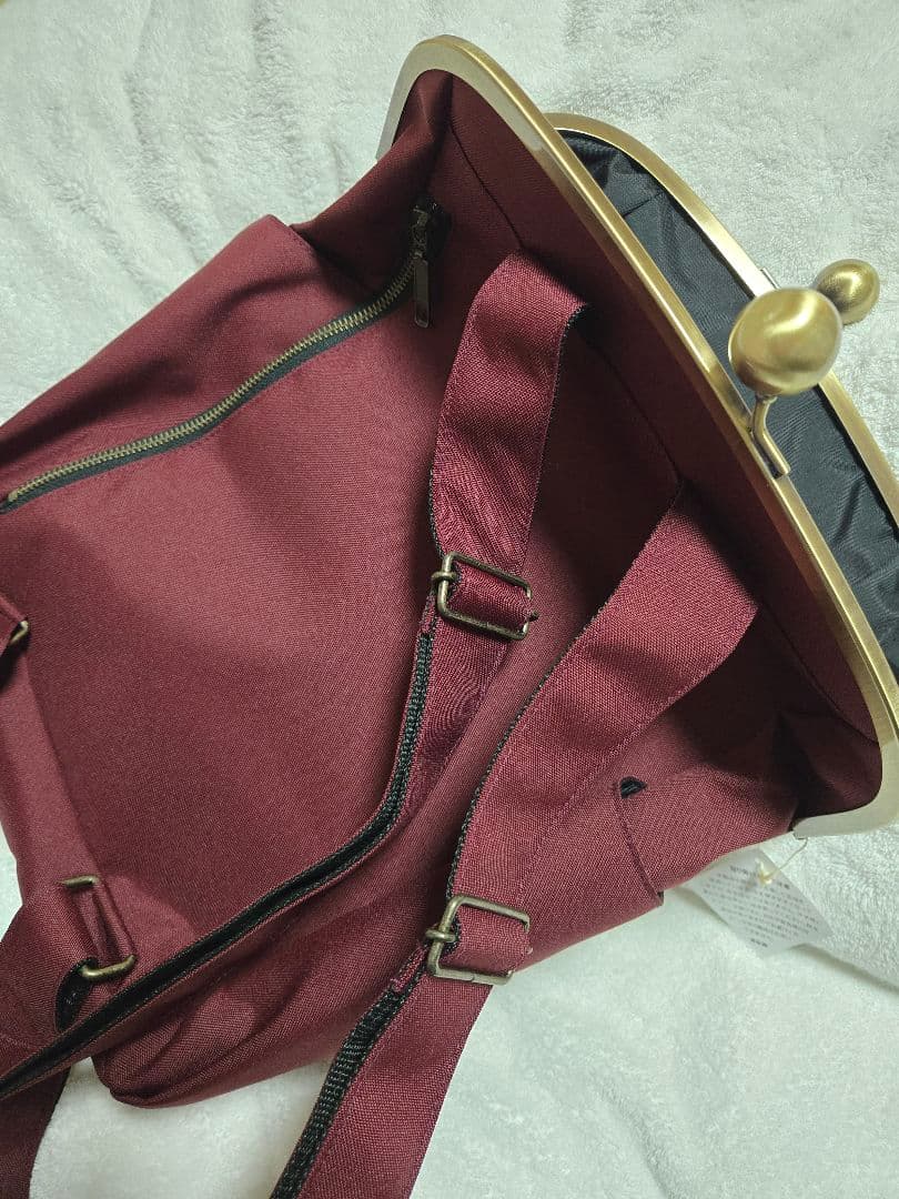 あやの小路　大玉がま口リュック