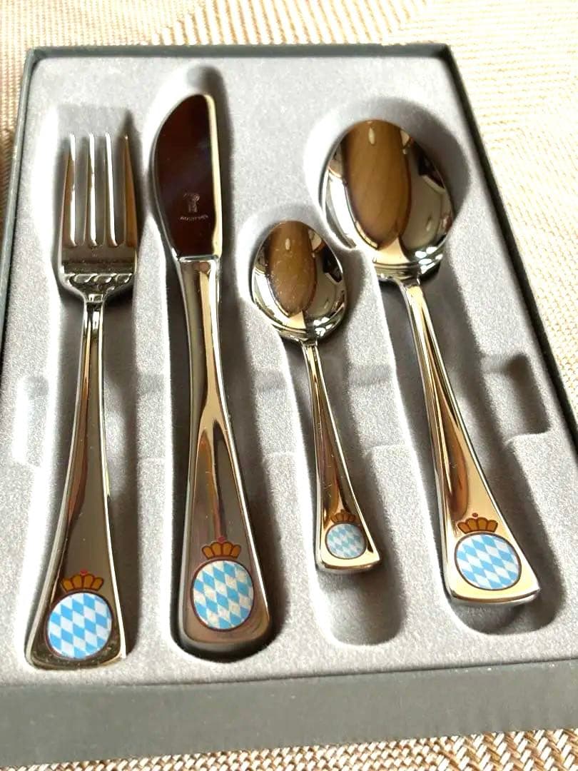 ☆骨董品新品☆ 旧バイエルン王国　紋章　カトラリーセット