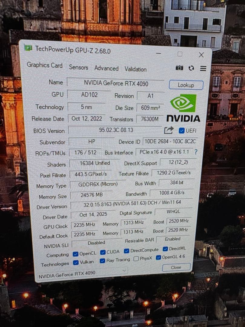 グラフィックボード・グラボ・ビデオカード GeForce RTX 4090 (OEM) HP