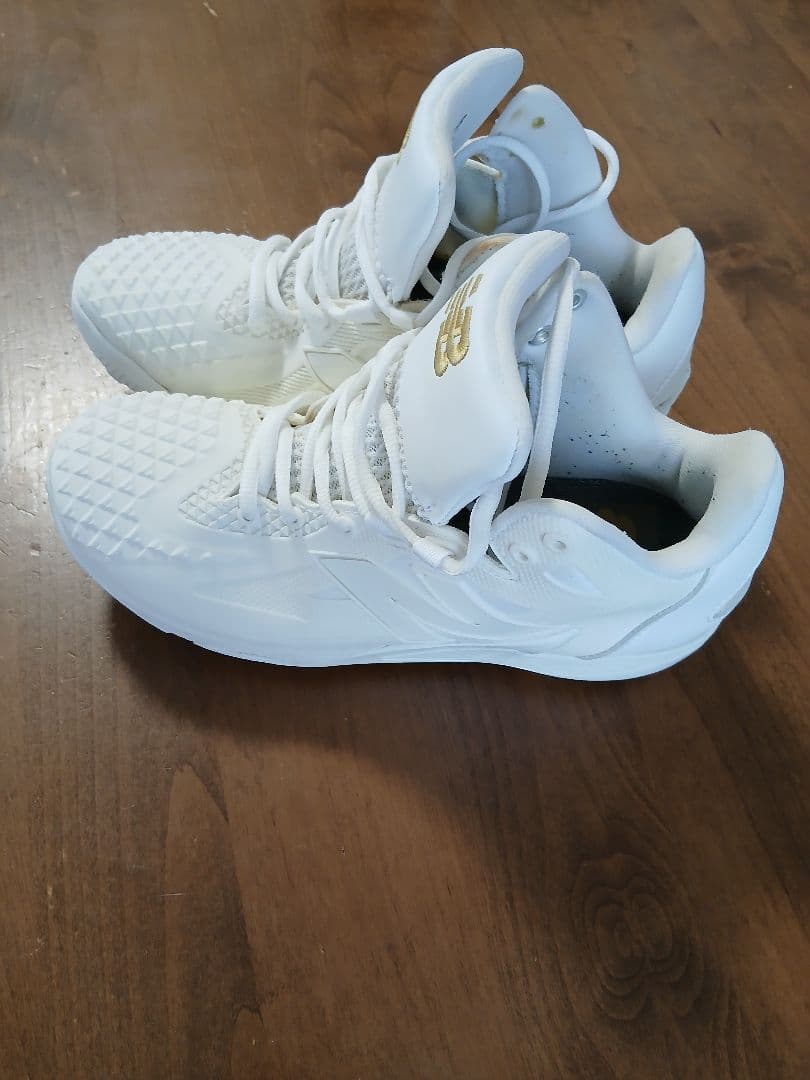 25.5㎝ ニューバランス Ohtani v1 l 野球 白 高校