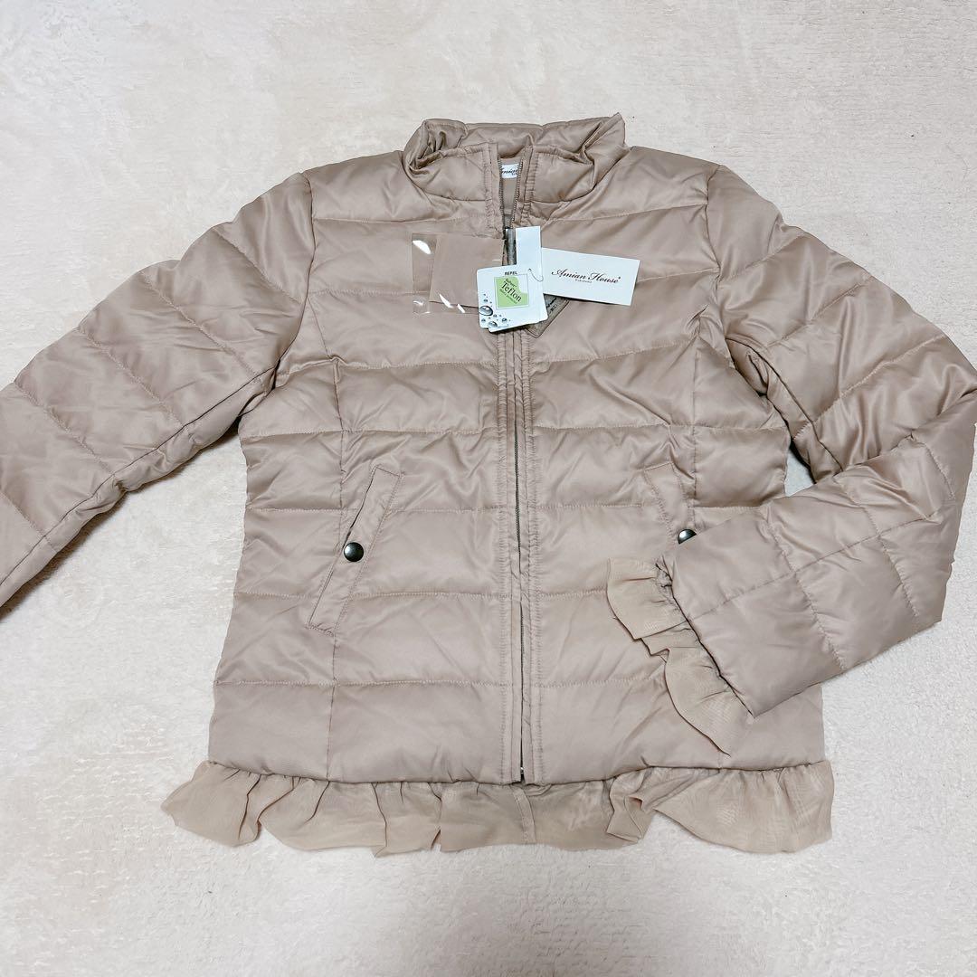 新品未使用タグ付き アミアンハウス ショート丈ダウン 2way フェザー