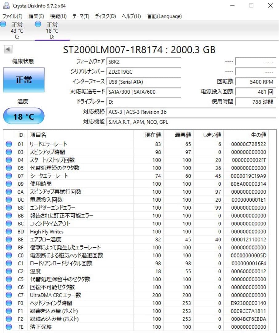 2TB 外付けHDD Transcend TS2TSJ25M3