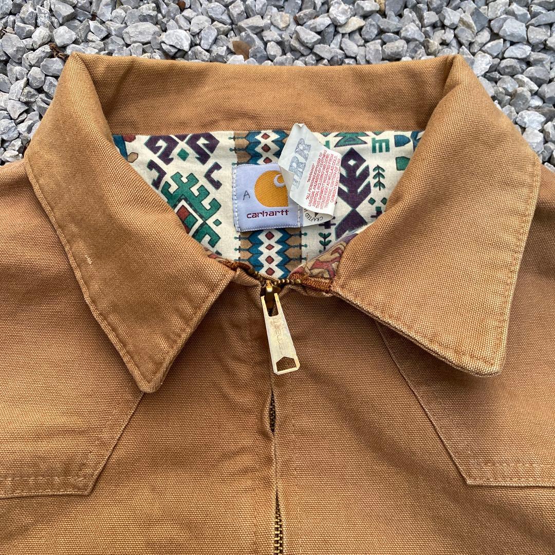 90s Carhartt サンタフェジャケット ネイティブ柄 USA製