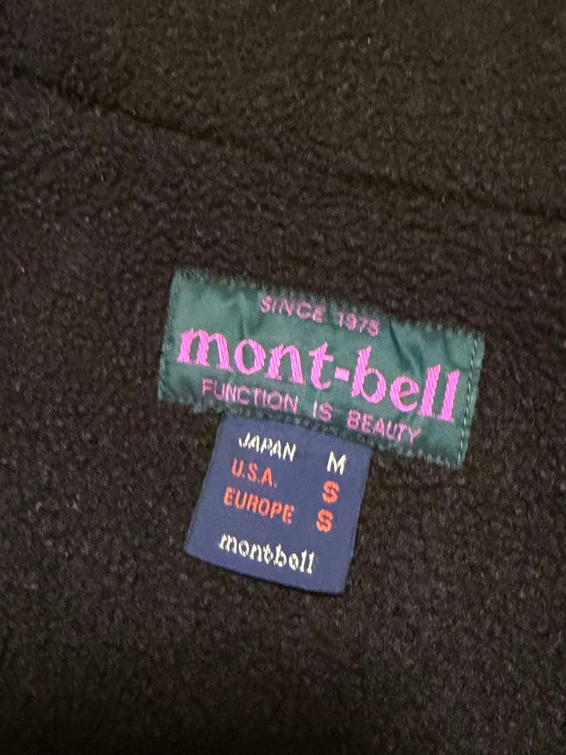 日本製 mont-bell モンベル ポーラテック ナイロン フリース M