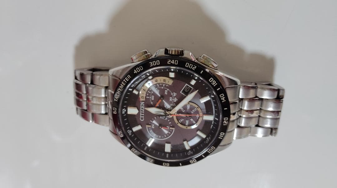 CITIZEN クロノグラフ 時計 ブラック