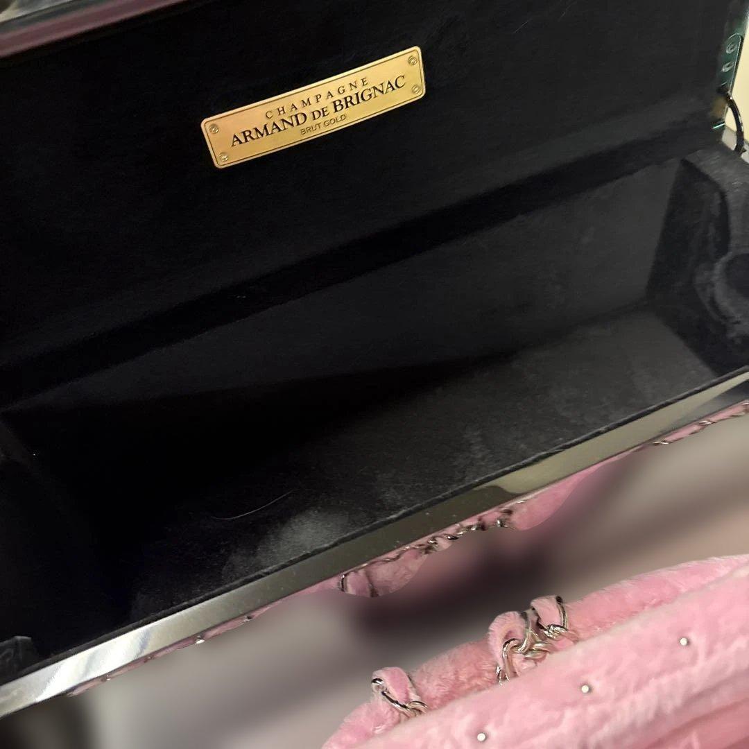 エンジェル　ピンク　ブルー　アルマンド　シャンパン　空箱　空瓶　3本セット