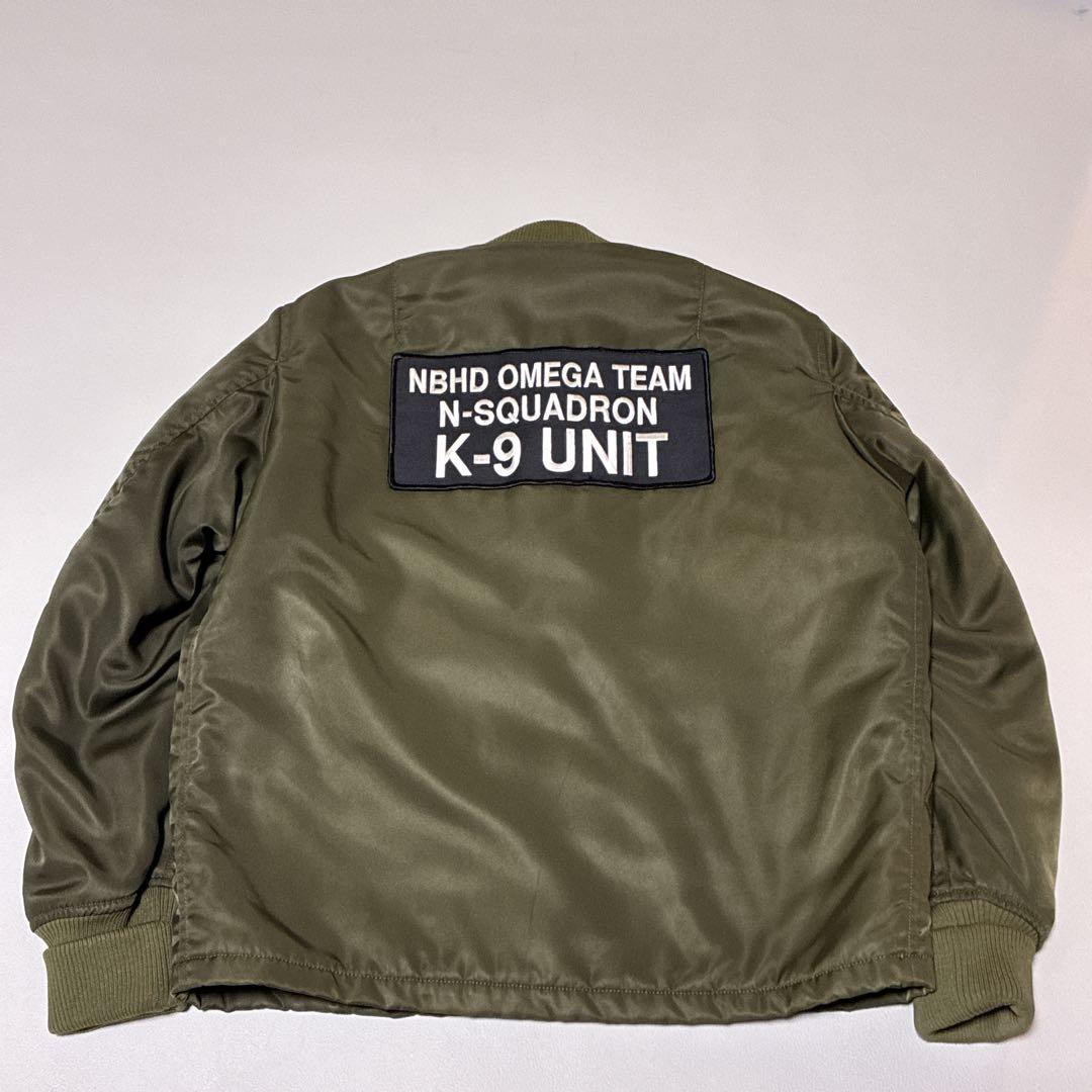 NEIGHBORHOOD ネイバーフッド 90s ワッペン付きMA-1 フライト