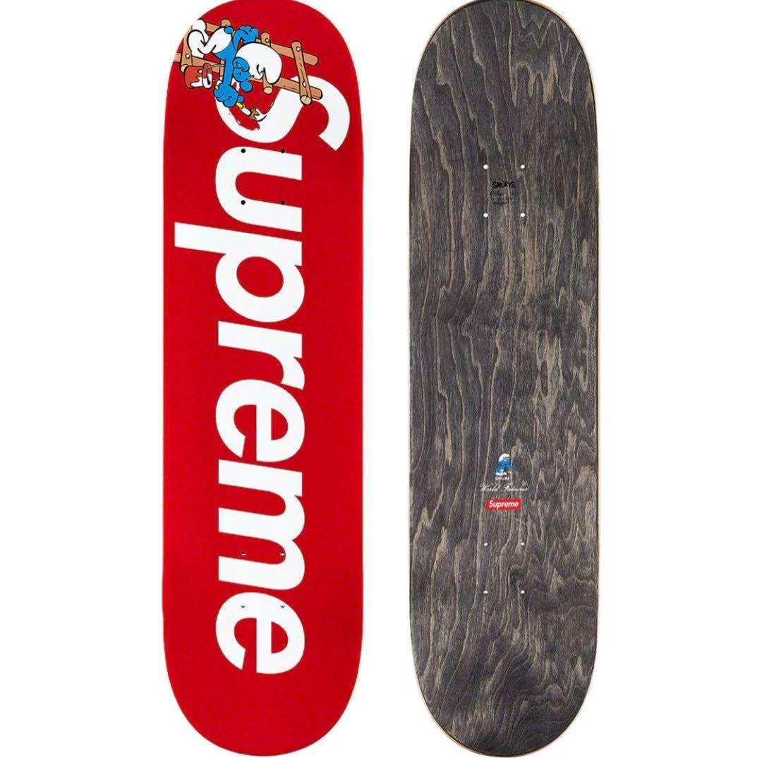 新品未使用 Supreme Smurfs Skateboard