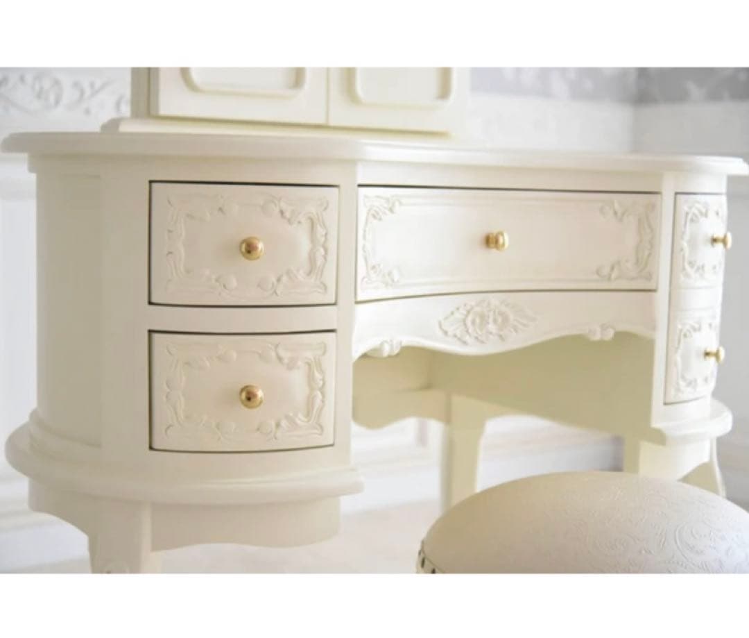 トリノ サヴォイア 三面鏡ドレッサー ♪  参考上代： ¥298,000