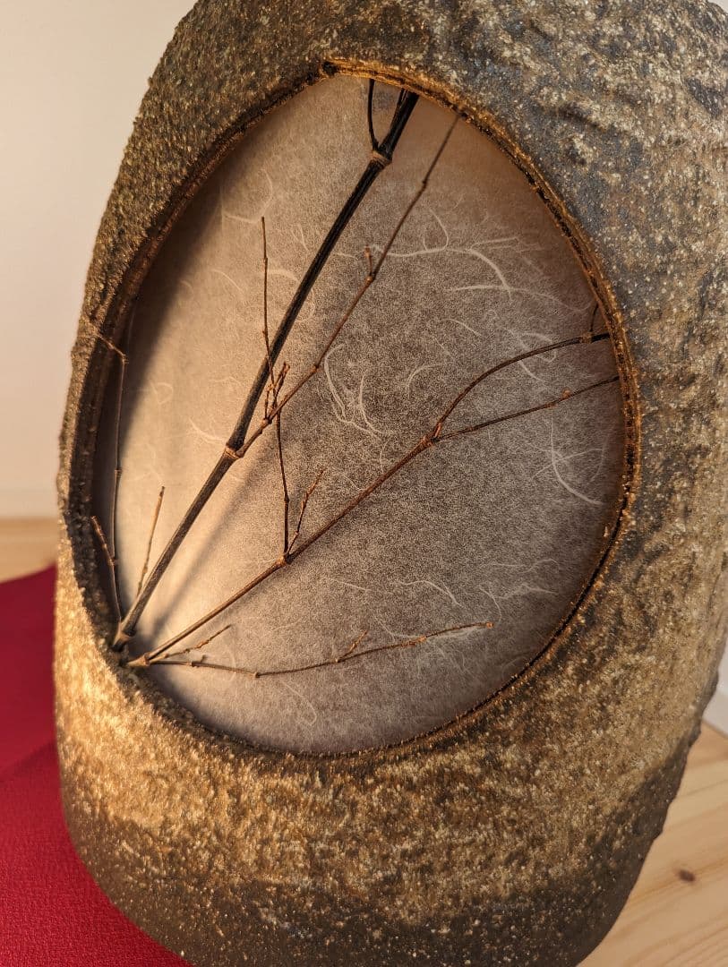 【信楽焼】灯り　つくばい