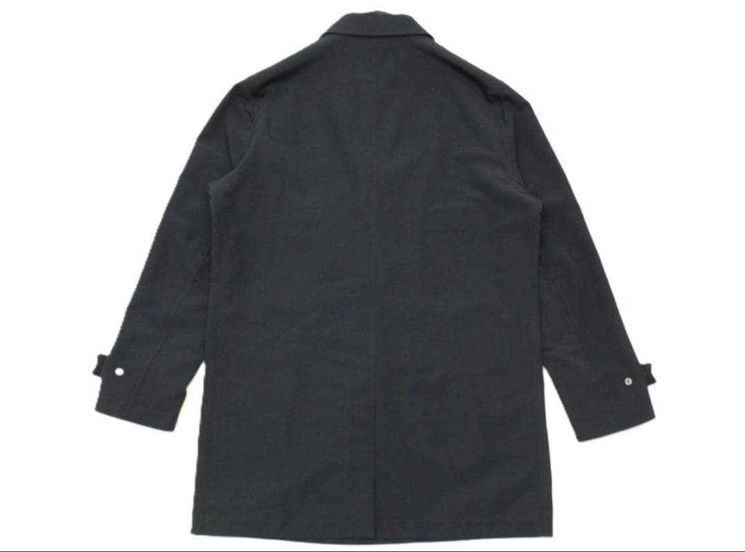 22万新品 52=L◆BOSS ヒューゴボス撥水ステンカラーコートダークブルー