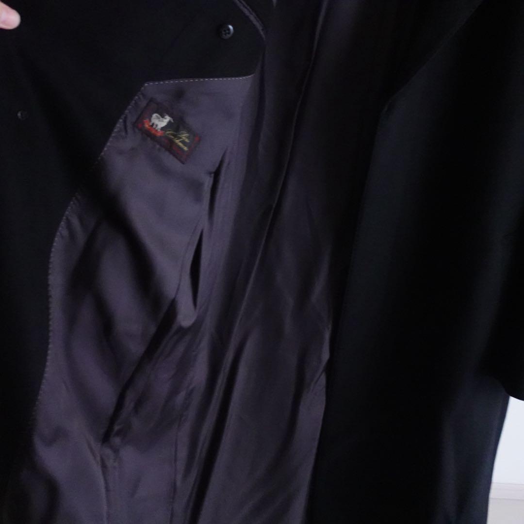 1990s BELLUMORE ピュアカシミア　チェスターコート　ブラック