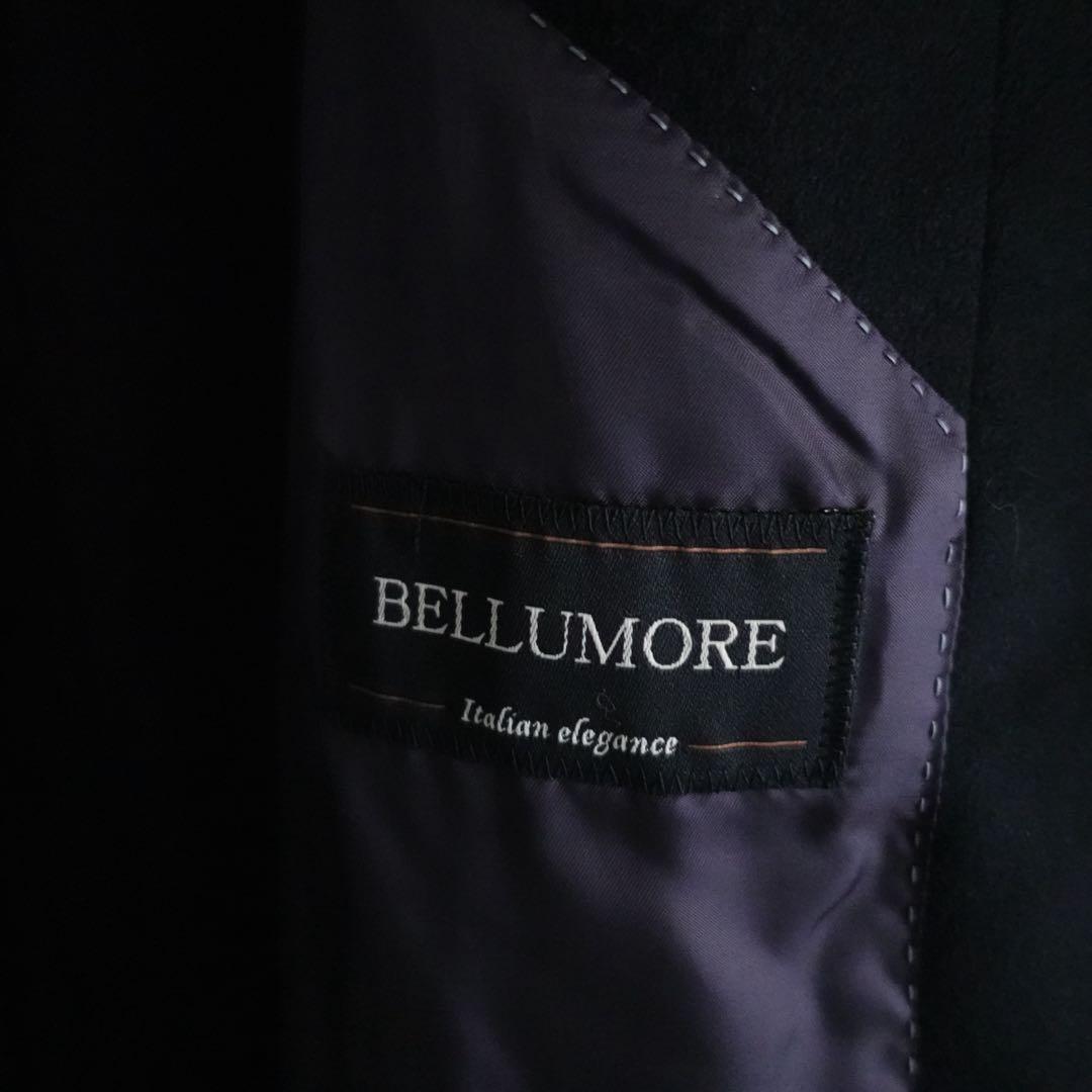 1990s BELLUMORE ピュアカシミア　チェスターコート　ブラック