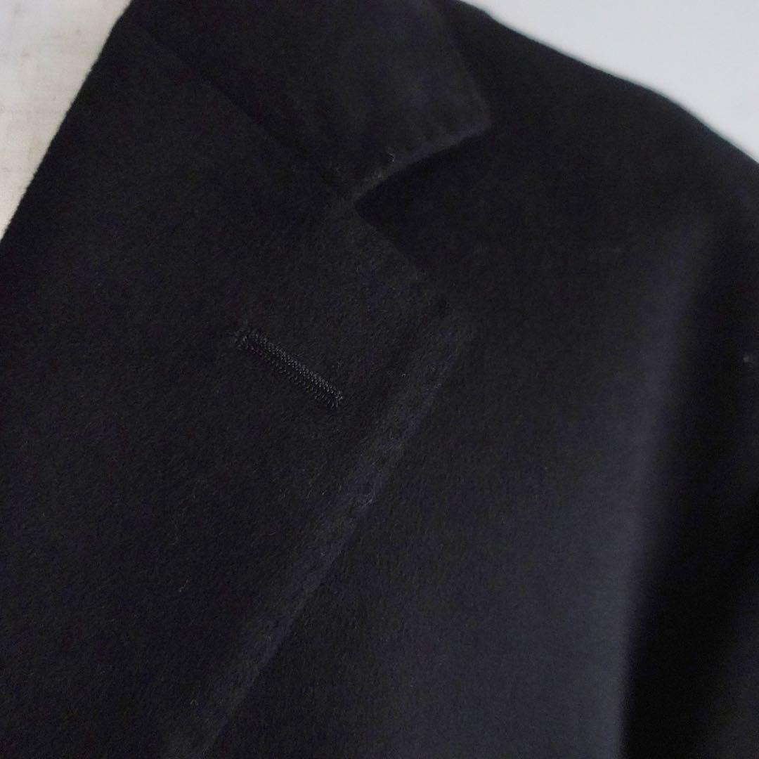 1990s BELLUMORE ピュアカシミア　チェスターコート　ブラック