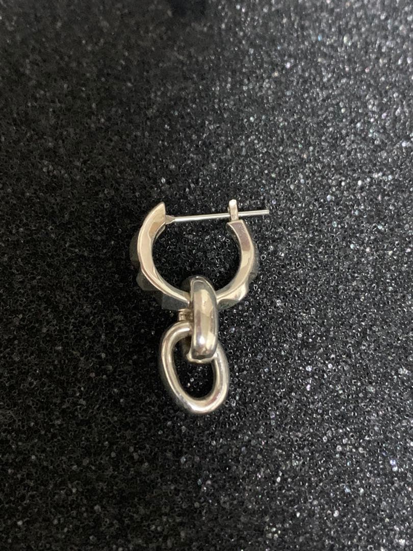 【GARNI】 ガルニ　フープピアス　片耳 チェーン　シルバー925