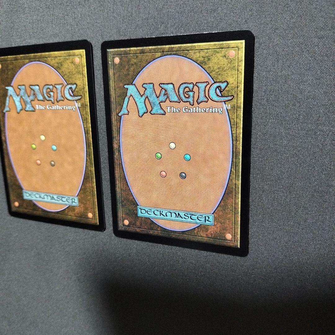 記憶の欠落　直筆サイン　ノーマルFOIL　２枚　MTG サインド　日本画　STX