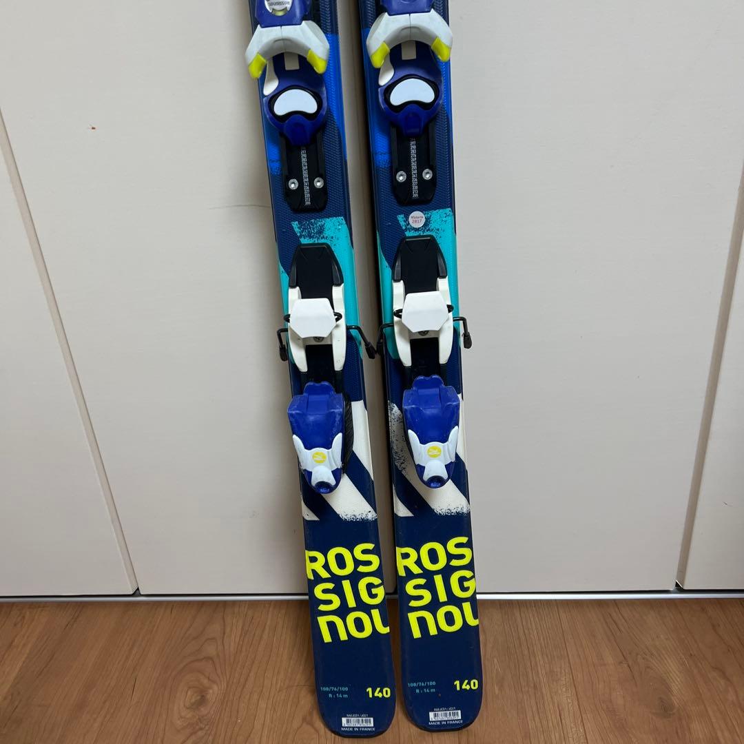 ROSSIGNOL スキー板 140cm バインディング付き