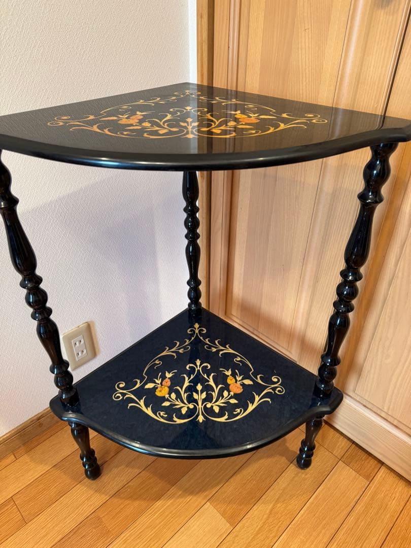 イタリア製 ドマン Demain コーナー台 コーナーラック レトロ ビンテージ