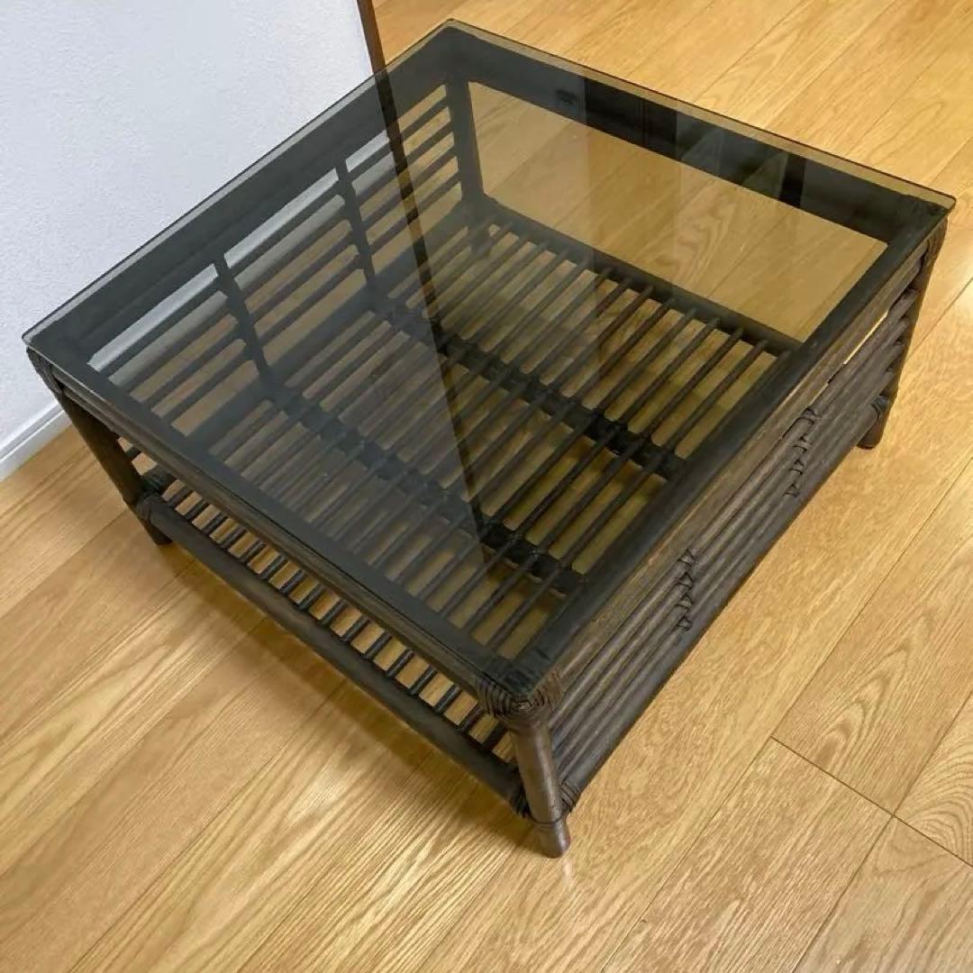 カサブランカ　CADENZA カデンザ　センターテーブル　高級テーブル　ラタン