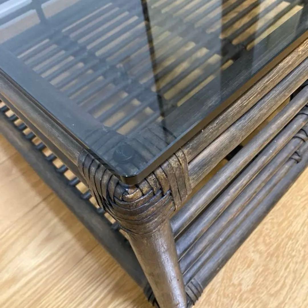 カサブランカ　CADENZA カデンザ　センターテーブル　高級テーブル　ラタン