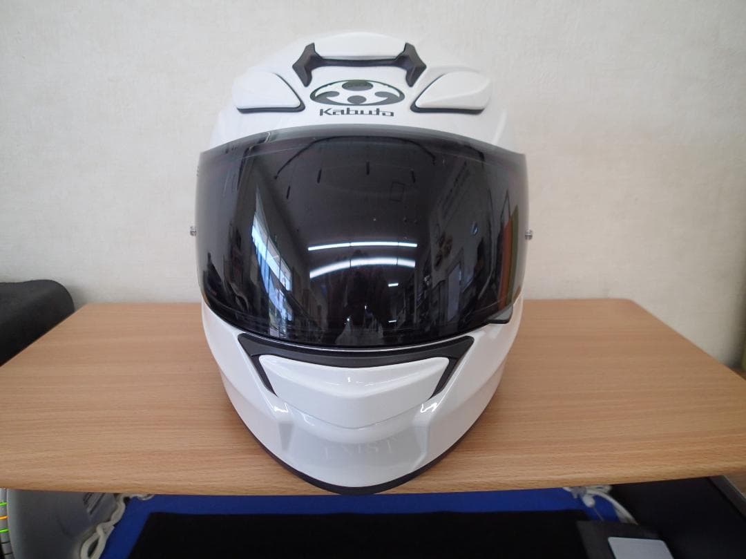 Kabuto フルフェイスヘルメット シューマ　パールホワイト Mサイズ
