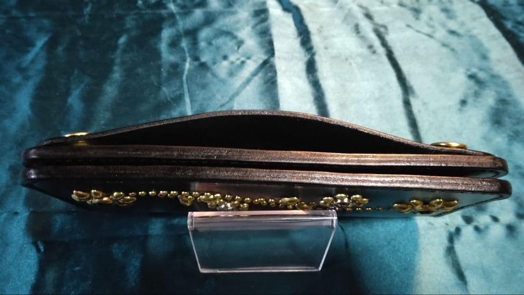 たやうトラッカーウォレットベンズレザーツタ＆フラワータイプB、キ－ホルダー