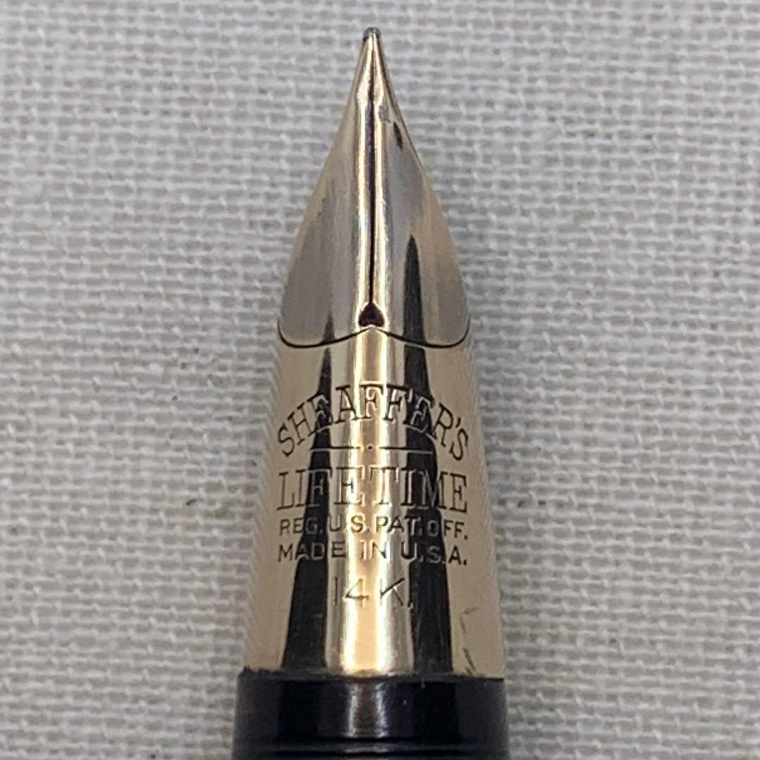 【吸引筆記可能】シェーファー　トライアンフ　ライフタイム　万年筆　14K F