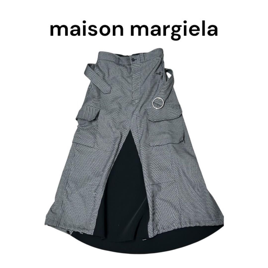MAISON MARGIELA メゾンマルジェラ　ハウンドトゥースワンピース