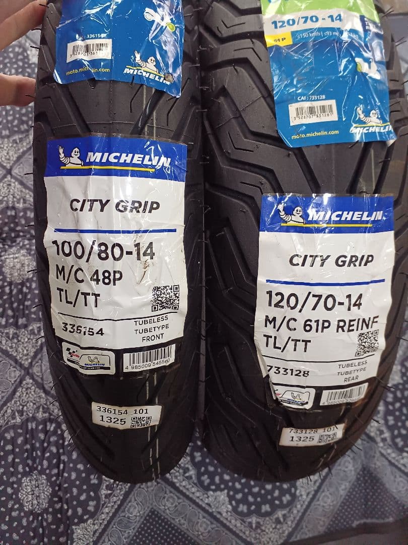 ミシュランCITY GRIP100/80-14 120/70-14PCX18～