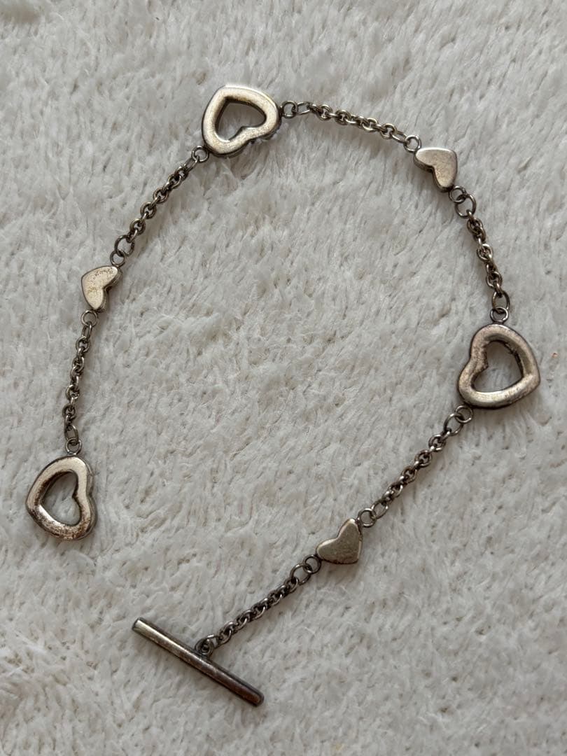 Tiffanyティファニー ハートリンク ブレスレット シルバー925