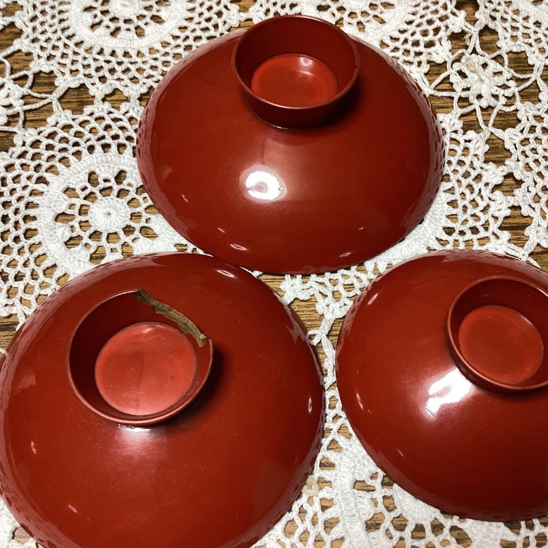 k2f15 赤い盃3枚セット 福