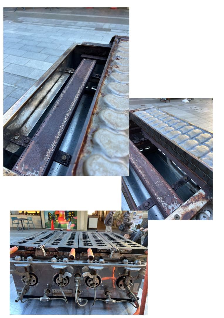 ミニ鯛焼き＆ミニハート型　大和田製作所製　業務用焼き台